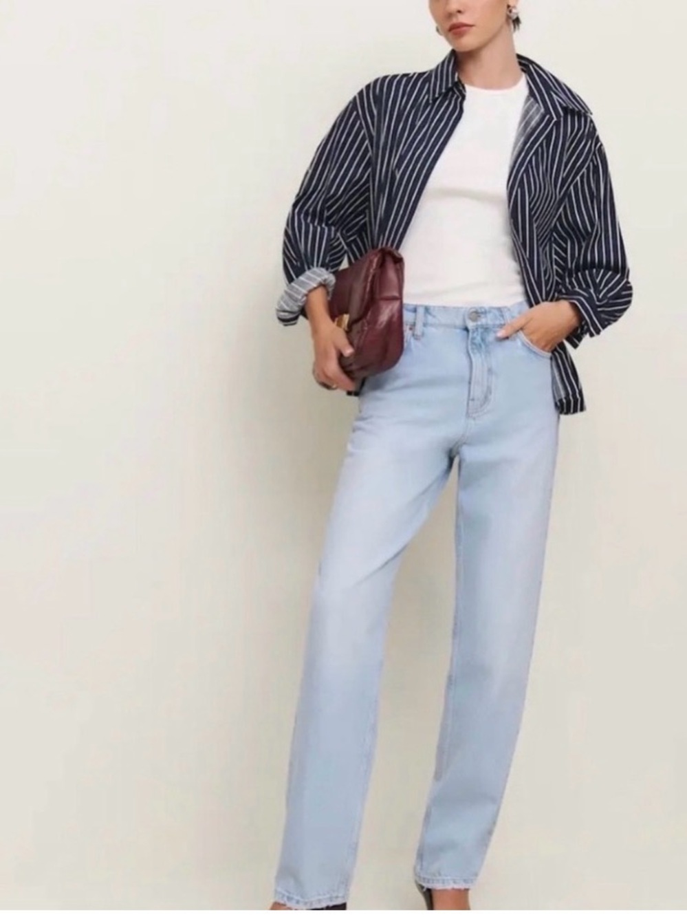 Reformation Bobbi Mid Rise Boyfriend Jeans